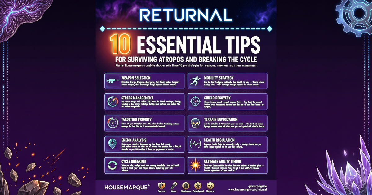 Returnal: 10 Essential Tips for Surviving Atropos and Breaking the Cycle